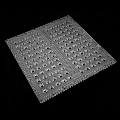 290×290mm Dimensions 480pcs Chips Uniform Illumination Energy-Saving Lens For Parking Lot Light